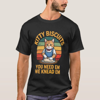 T-shirt Boulangerie Kitty Biscuits Nous les pétrissons Vou