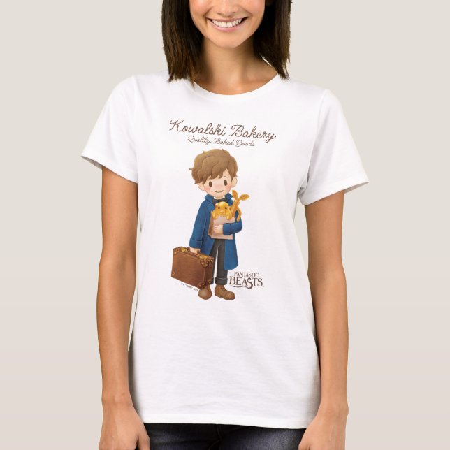 T-shirt Boulangerie Kowalski - Newt Scamander (Devant)