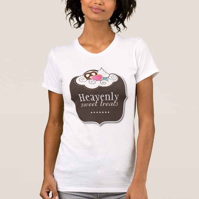 T-shirt Boulangerie mignonne T'Shirt du petit gâteau | (Devant)