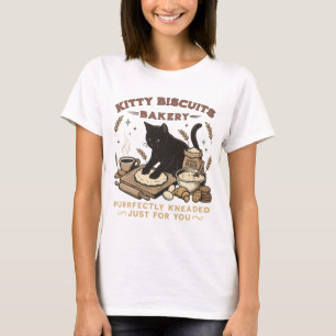 T-shirt Boulangerie pour chats Café Parfaitement Pétris Ki