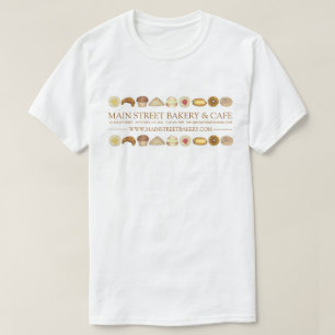 T-shirt Boulangerie Viennoiseries Croissant Donut Muffin P