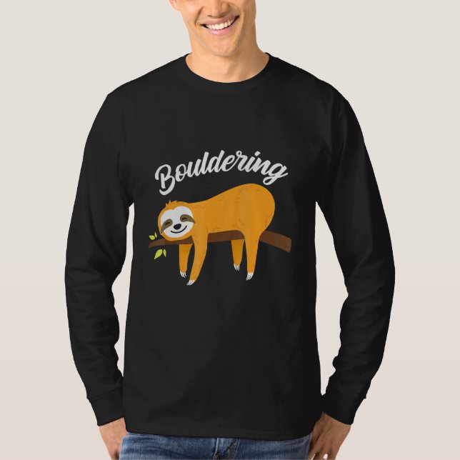 T-shirt Boulder Sloth Escalade Rock Escalade (Devant)