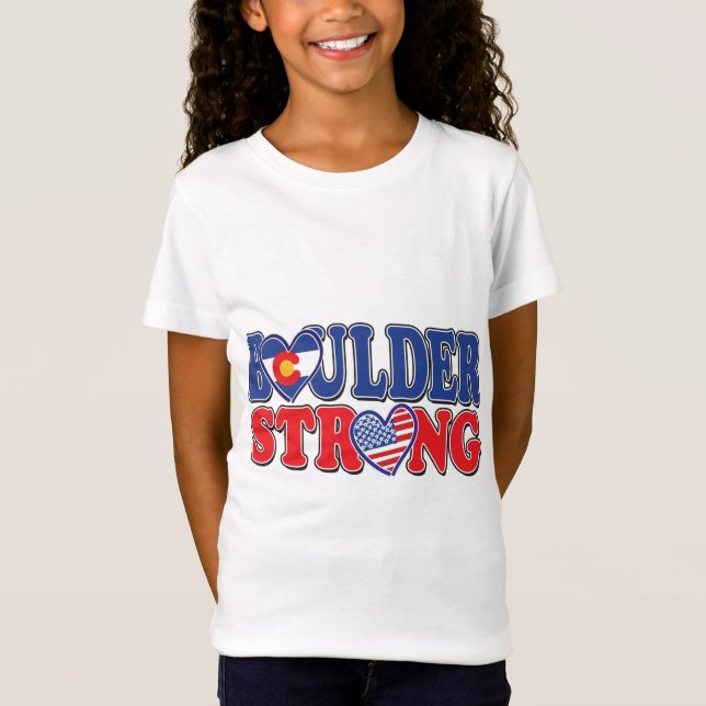 T-Shirt Boulder Strong USA (Devant)