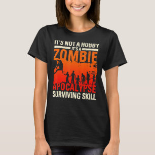 T-shirt Boulderer à escalade Zombie Apocalypse Cli