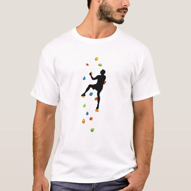 T-shirt Bouldering - Alpinisme Escalade Escalade libre (Devant)