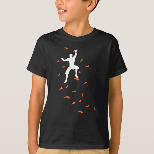 T-shirt Bouldering Boulder Sport Escalade Wall (Devant)