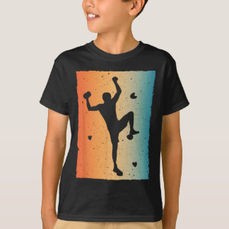 T-shirt Bouldering Cool Pour Hommes Femmes Enfants Mur De