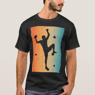 T-shirt Bouldering Cool Pour Hommes Femmes Enfants Mur De