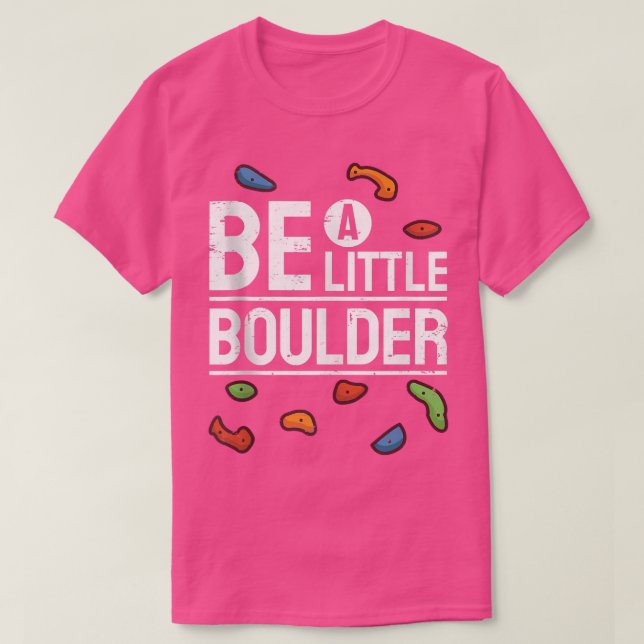 T-shirt Bouldering Escalade Gym Climber Je suis Boulder  (Design devant)