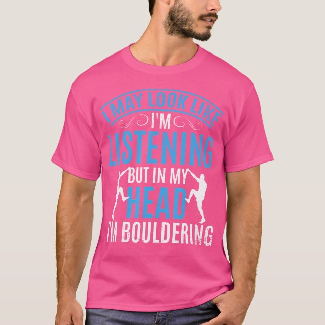 T-shirt Bouldering Escalade Wall Mountain Escalade Boulder (Devant)