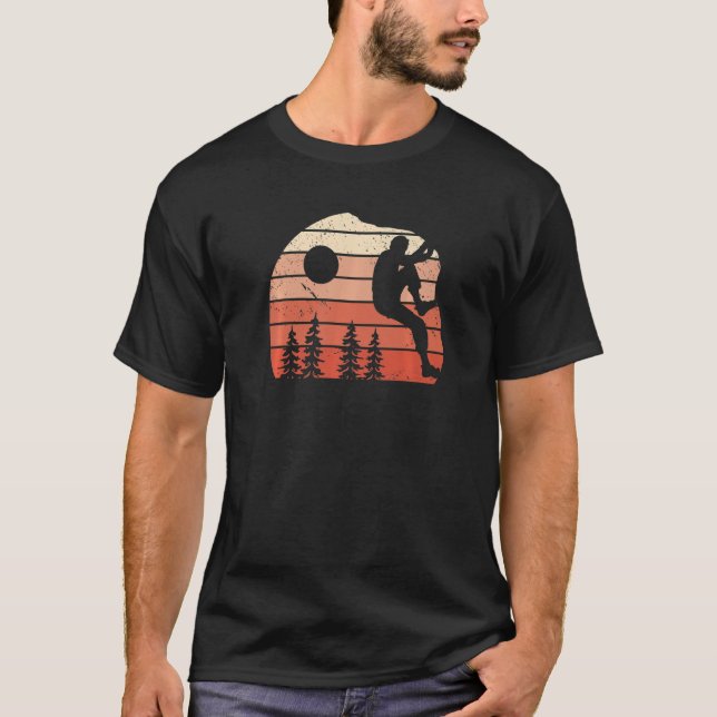 T-shirt Bouldering Mountains Climber Rock Escalade Premium (Devant)