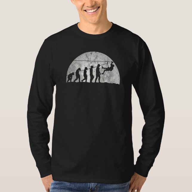 T-shirt Boulders Evolution Evolution De L'Homme Monteur 2 (Devant)
