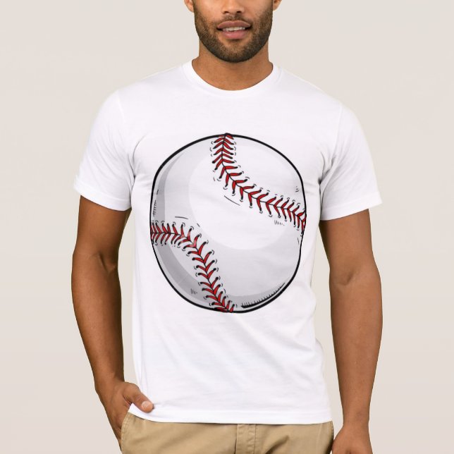 T-shirt Boule 1 de base-ball (Devant)