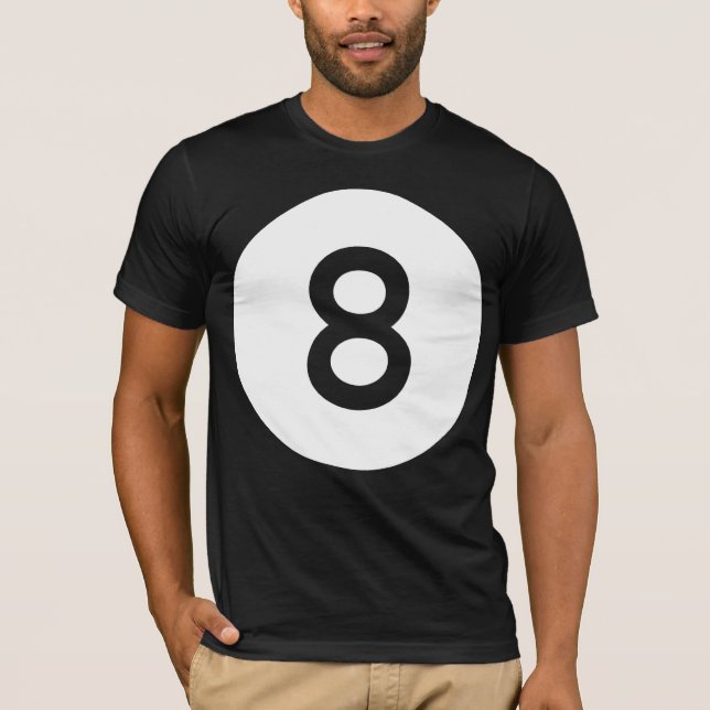 T-shirt Boule 8 boules/huit - nettoyez (Devant)