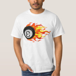 T-shirt Boule 8 de flamber