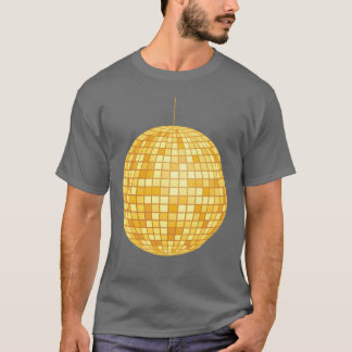 T-shirt Boule à facettes disco miroir rétro 70 80 fille