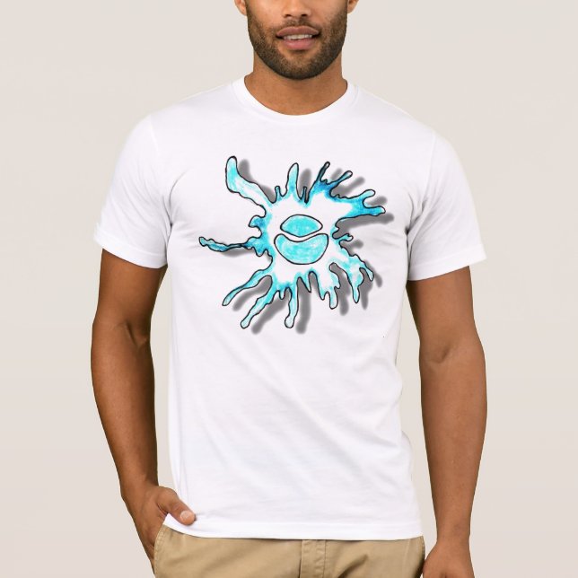 T-shirt Boule Bleu Splash (Devant)