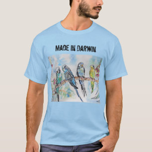T-shirt Boule Bugie Budgerigar Fabriquée À Darwin T Shir