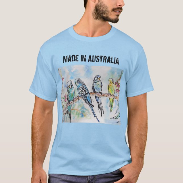 T-shirt Boule Buvette Buvette Fait En Australie T Chemise (Devant)