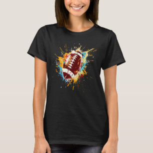 T-shirt Boule colorée Splash Art Américain Amoureux De Foo