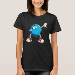 T-shirt Boule de bowling Dabbing  Quille Hommes Femmes Enf
