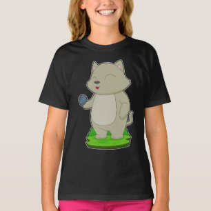 T-shirt Boule de bowling de chat