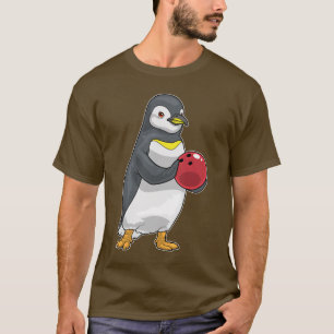 T-shirt Boule de bowling de pingouin