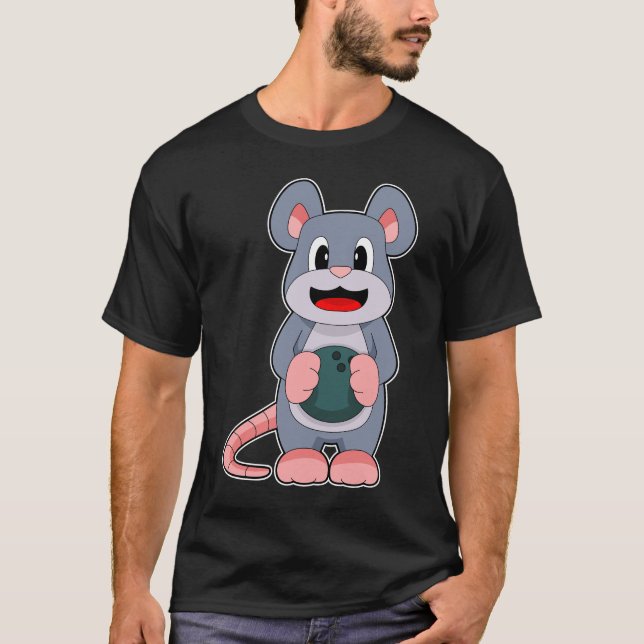 T-shirt Boule de bowling de souris (Devant)