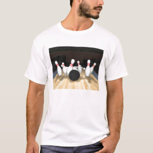 T-shirt Boule de Bowling & Épingles : Modèle 3D :