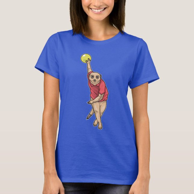 T-shirt Boule de Bowling Meerkat (Devant)