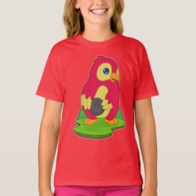 T-shirt Boule de Bowling Parrot (Devant)