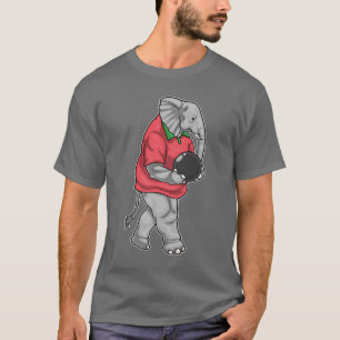 T-shirt Boule de bowling pour éléphant