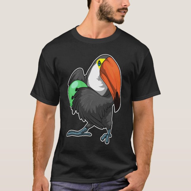 T-shirt Boule de Bowling Toucan (Devant)