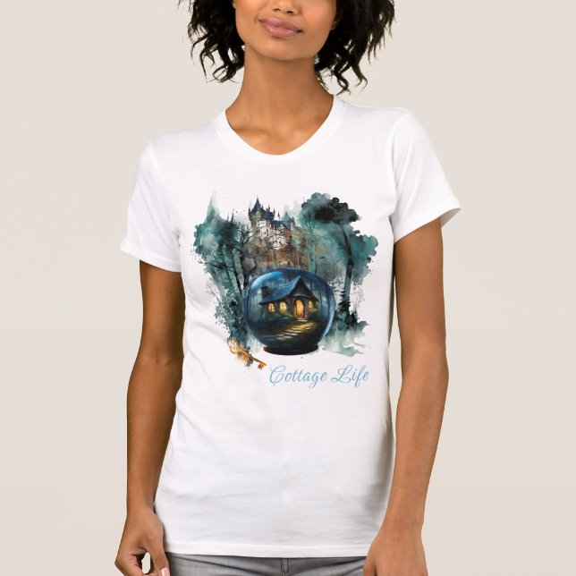 T-shirt Boule de cristal Cottage Life (Devant)
