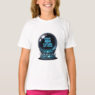 T-shirt Boule de cristal Cyberpunk Avenir Introuvable Enfa