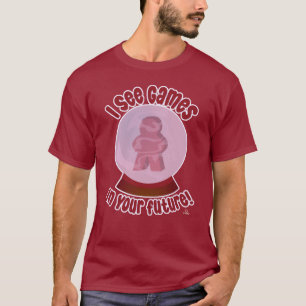 T-shirt Boule de cristal de jeux futurs slogan de Hobby