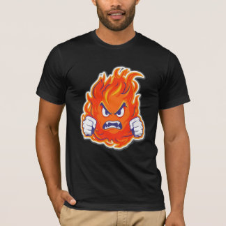 T-shirt Boule de feu gothique - Je suis petite mais légère