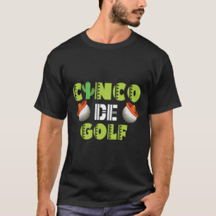 T-shirt Boule De GOLF Cinco De Mayo Shirt - Sombrero Cactu