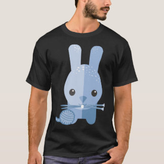 T-shirt Boule de lapin lapin mignonne de fils aiguilles de