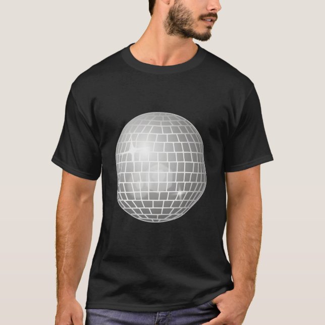 T-shirt Boule de miroir Disco (Devant)