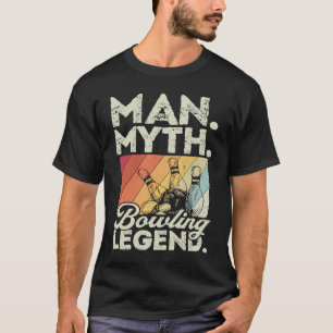 T-shirt Boule de quille pin quilleur frappe fanatique de q
