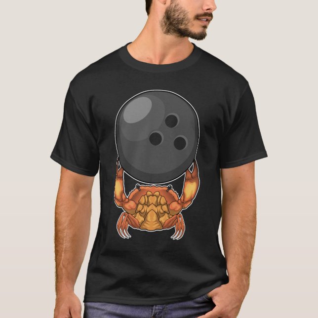 T-shirt Boule de quilles de crabe (Devant)
