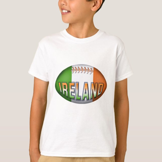 T-shirt Boule de rugby de l'Irlande (Devant)