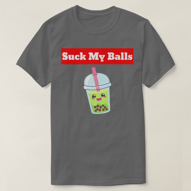 T-shirt Boule de thé Boba Anime Kawaii 1632 (Design devant)