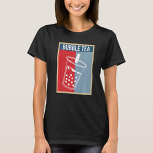 T-shirt Boule de thé vintage rétro Boba