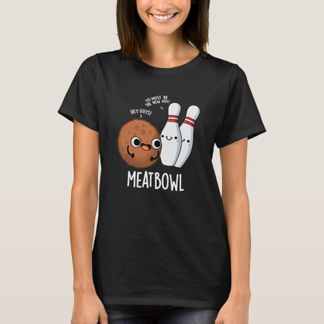 T-shirt Boule de viande amusant Boule de boulette de viand (Devant)