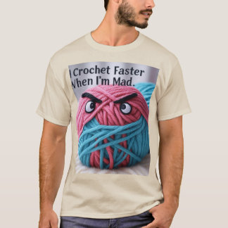 T-shirt Boule De Vitesse De Crochet Mad