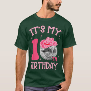 T-shirt Boule disco Coquette pour 10e anniversaire 10 ans 