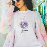 T-shirt Boule Disco Étoile Aquarelle Anniversaire Babe<br><div class="desc">L'invité d'honneur se démarquera dans ce fabuleux t-shirt personnalisé avec une boule disco aquarelle peinte entourée d'étoiles adorables et jumelée à une typographie moderne et amusante.</div>