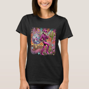 T-shirt Boule Disco Tattoo rose Cowboy Cowgirl _1